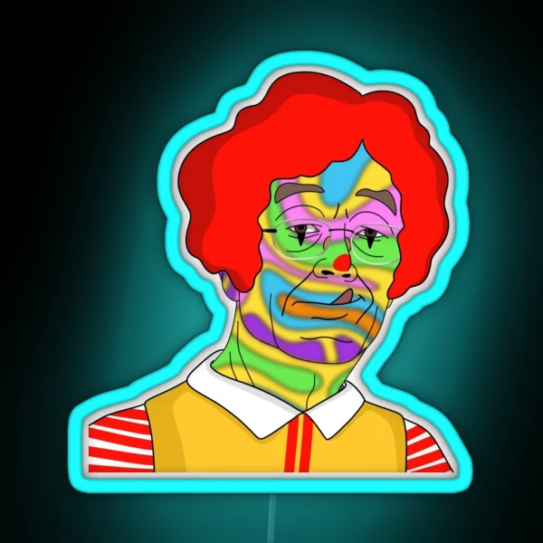 Satoshi Nakamoto Trip Of Mcdonald S RGB Neon Sign