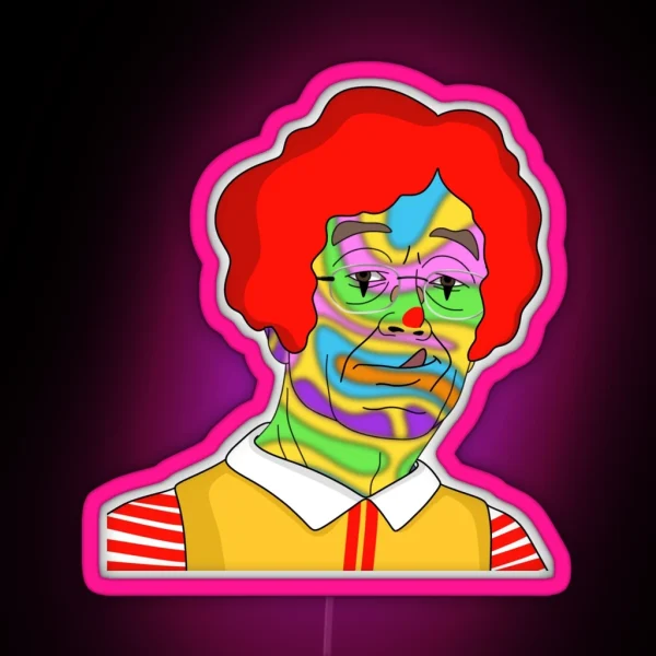 Satoshi Nakamoto Trip Of Mcdonald S RGB Neon Sign