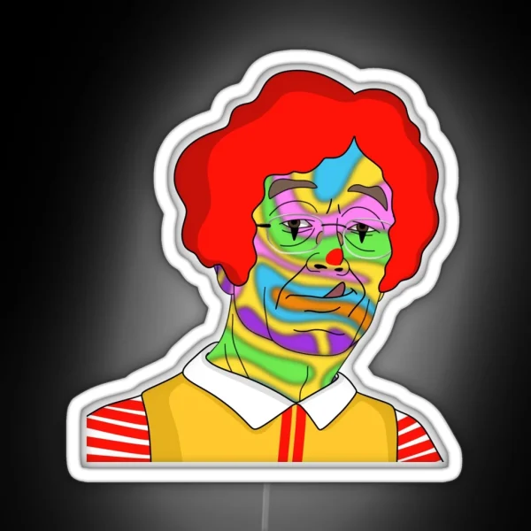 Satoshi Nakamoto Trip Of Mcdonald S RGB Neon Sign