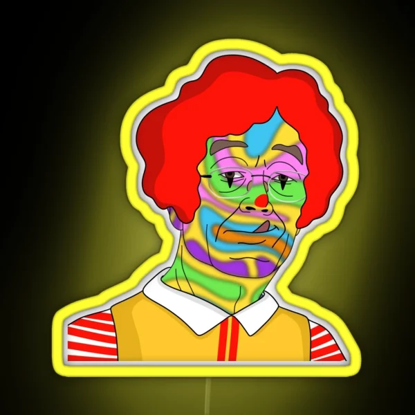 Satoshi Nakamoto Trip Of Mcdonald S RGB Neon Sign