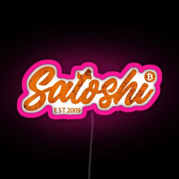 Satoshi RGB Neon Sign