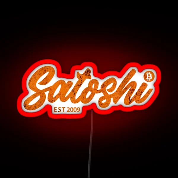 Satoshi RGB Neon Sign