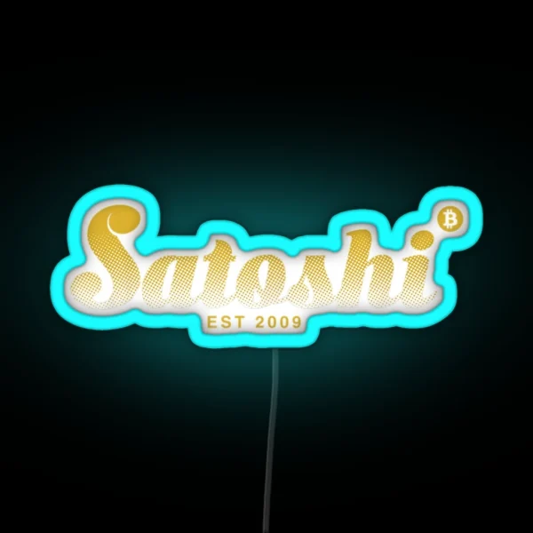 Satoshi RGB Neon Sign