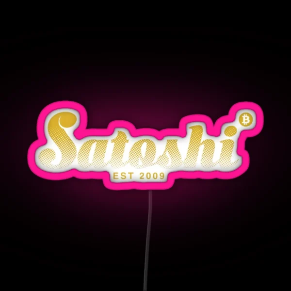Satoshi RGB Neon Sign