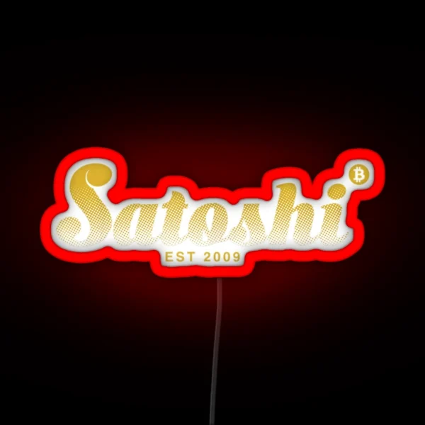 Satoshi RGB Neon Sign