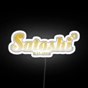 Satoshi RGB Neon Sign