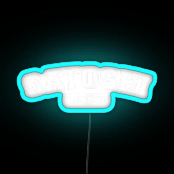 Satoshi RGB Neon Sign