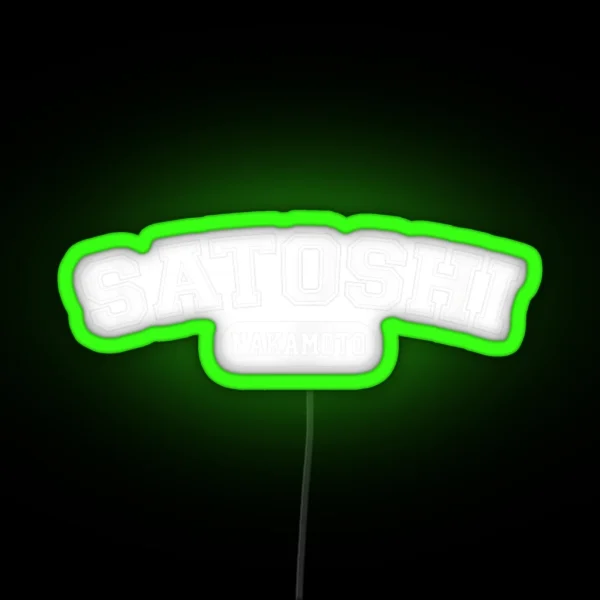 Satoshi RGB Neon Sign