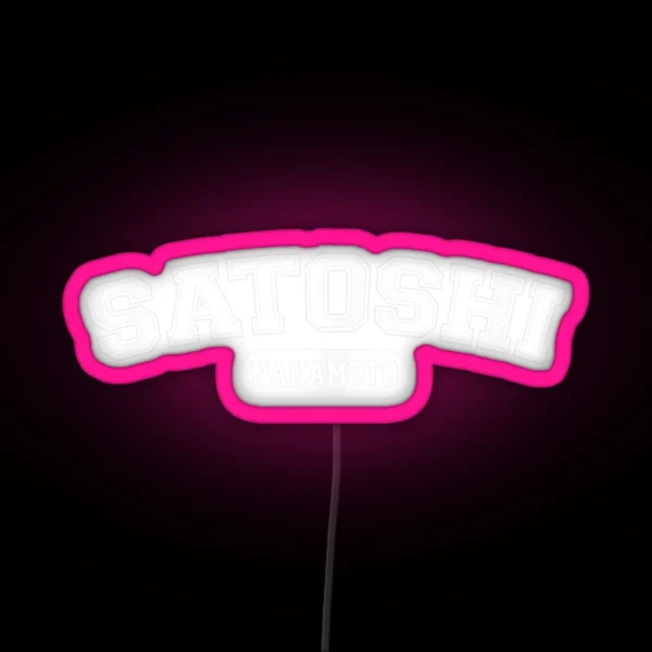 Satoshi RGB Neon Sign