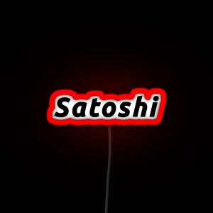 Satoshi RGB Neon Sign