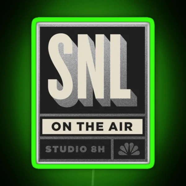 Saturday Night Live On The Air RGB Neon Sign