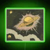 Galaxy of Dreams RGB Neon Sign with Saturn and Stars