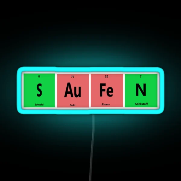Saufen RGB Neon Sign