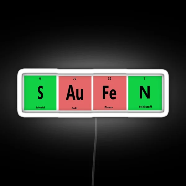 Saufen RGB Neon Sign