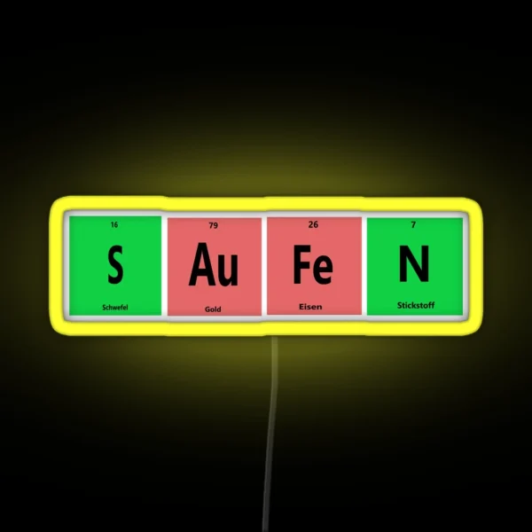 Saufen RGB Neon Sign