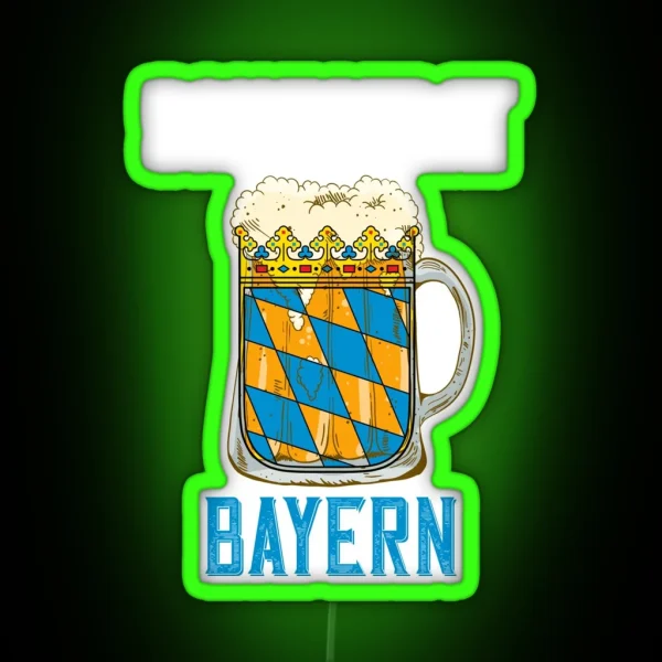 Saufstaat Bayern RGB Neon Sign