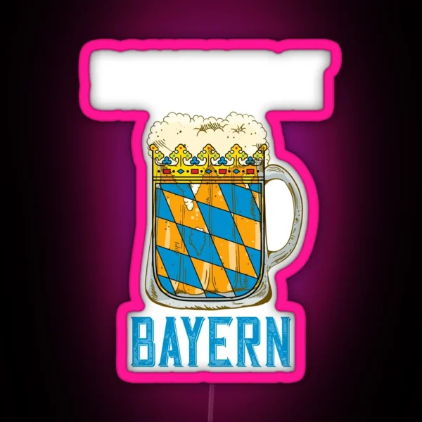 Saufstaat Bayern RGB Neon Sign