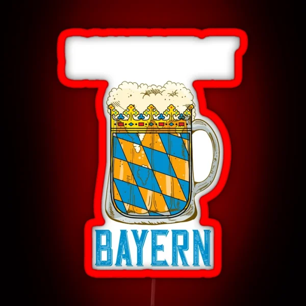 Saufstaat Bayern RGB Neon Sign