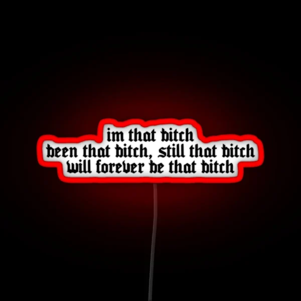 Savage Megan Thee Stallion Black RGB Neon Sign