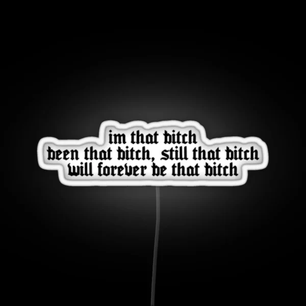 Savage Megan Thee Stallion Black RGB Neon Sign