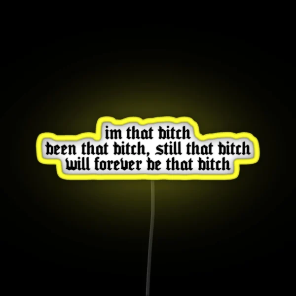 Savage Megan Thee Stallion Black RGB Neon Sign