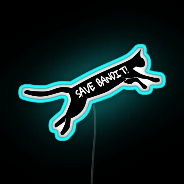 Save Bandit RGB Neon Sign