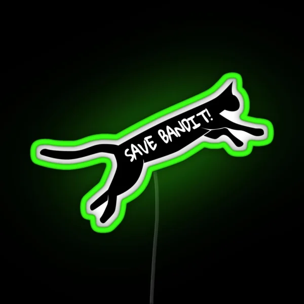 Save Bandit RGB Neon Sign