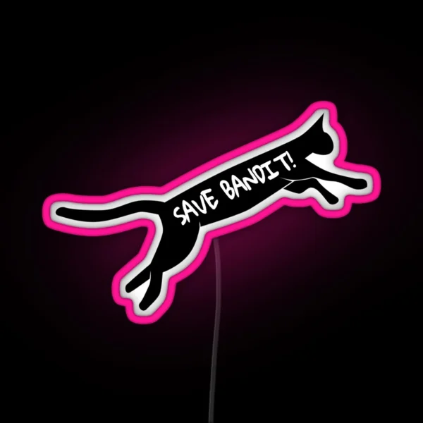Save Bandit RGB Neon Sign