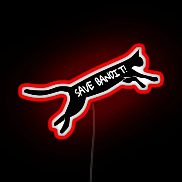 Save Bandit RGB Neon Sign