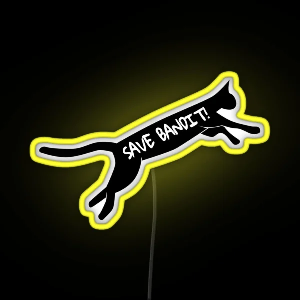 Save Bandit RGB Neon Sign