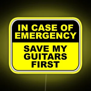 Save My Guitars First RGB Neon Sign