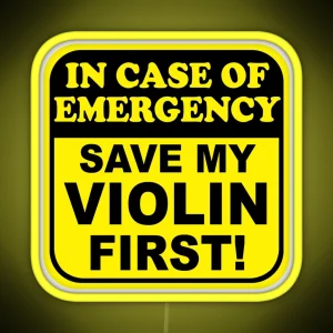 Save My Violin RGB Neon Sign