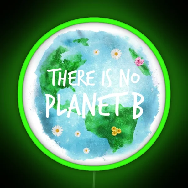 Save Planet Earth RGB Neon Sign