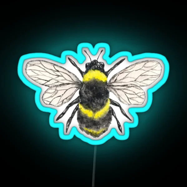 Save The Bee RGB Neon Sign