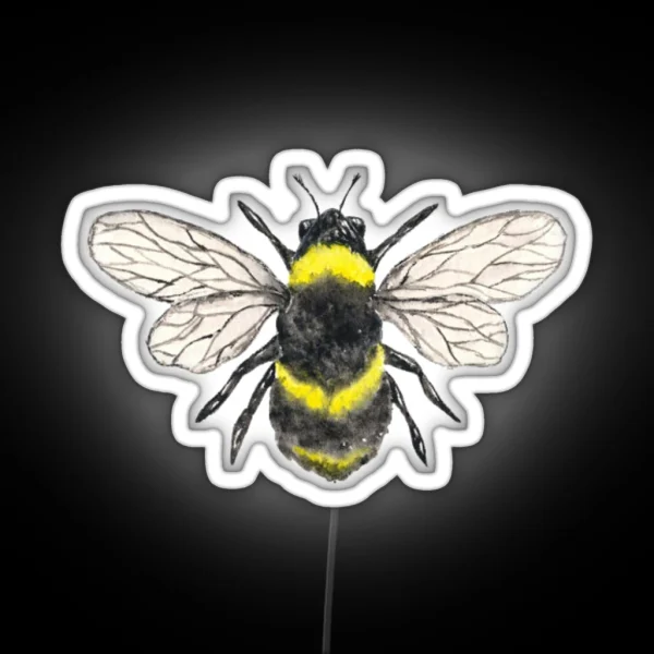 Save The Bee RGB Neon Sign