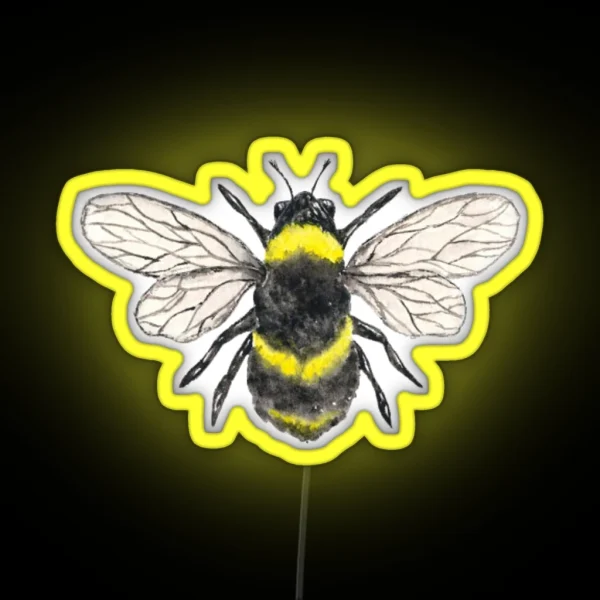 Save The Bee RGB Neon Sign