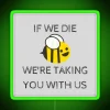 Brighten Your Home with Vibrant Bee-Themed Neon Sign Decor Lighting