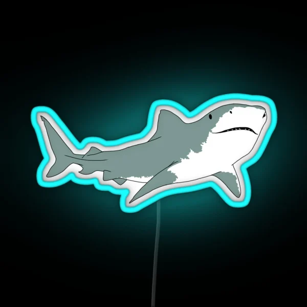 Save The Sharks RGB Neon Sign