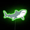 Underwater Ocean Conservation Decorative RGB Neon Shark Protection Sign Home Accent