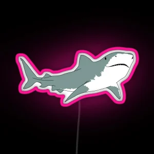 Save The Sharks RGB Neon Sign