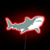 Sharks Conservation Support, RGB Neon Sign for Home Decor Enthusiasts