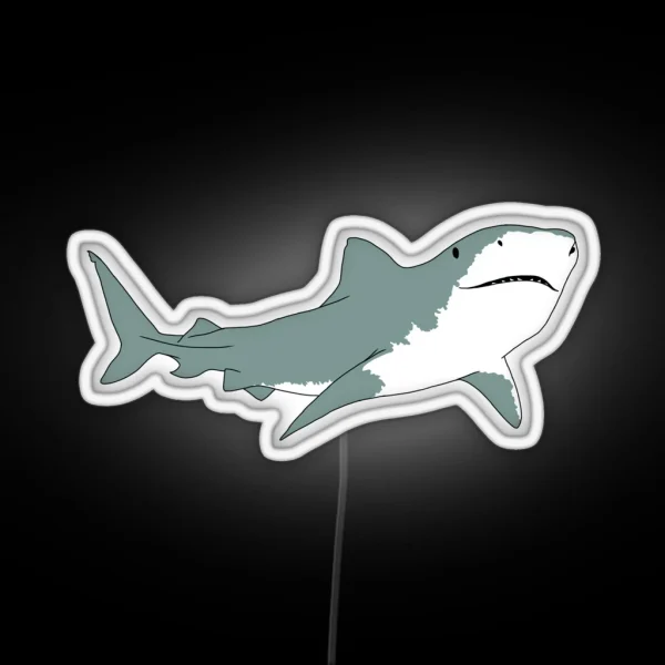 Save The Sharks RGB Neon Sign