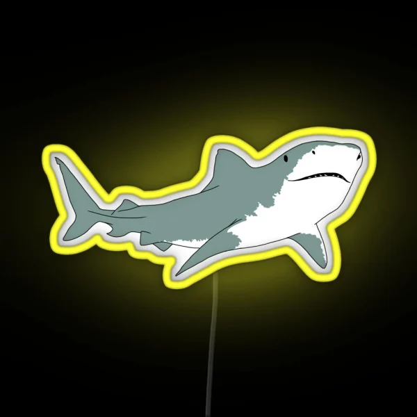 Save The Sharks RGB Neon Sign