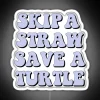 Colorful, Eco-Friendly Sign Encouraging Turtle Conservation and Awareness Support