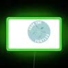 Colorful turtle conservation neon wall art for ocean lovers decoration.