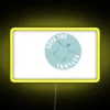 Colorful RGB LED turtle conservation awareness sign for home offices