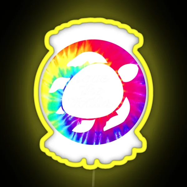 Save The Turtles SKSKSK And I Oop RGB Neon Sign