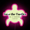 Colorful RGB neon sign for summer camp fundraiser or event.
