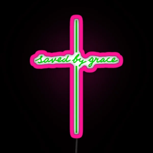 Saved RGB Neon Sign