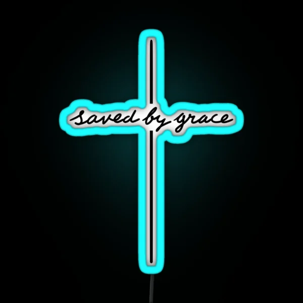 Saved RGB Neon Sign